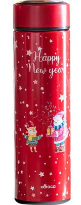 Karaca Polar Bear Paslanmaz Çelik 500 ml Outdoor Matara Termos Kırmızı