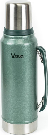 Vaeske Paslanmaz Çelik 1.3 lt Outdoor Matara Termos Yeşil