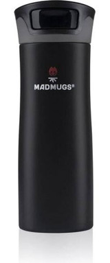 Madmugs Travel Paslanmaz Çelik 0.47 lt Outdoor Matara Termos Siyah