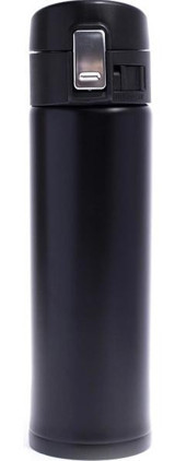 Vuki Paslanmaz Çelik 500 ml Outdoor Matara Termos Siyah