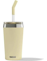 Sigg 6015.40 Helia Çelik 400 ml Pipetli Outdoor Bardak Termos Krem