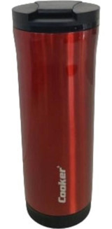 Cooker CKR 2041 Paslanmaz Çelik 400 ml Outdoor Matara Termos Kırmızı