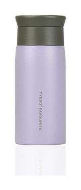Tyeso Grace Paslanmaz Çelik 350 ml Outdoor Matara Termos Mor