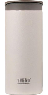 Tyeso Flat Paslanmaz Çelik 360 ml Outdoor Matara Termos Beyaz