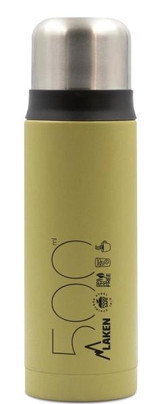Laken LK1850K Paslanmaz Çelik 500 ml Outdoor Matara Termos Haki