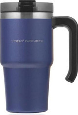 Tyeso Maxus Paslanmaz Çelik 600 ml Pipetli Outdoor Matara Termos Mavi