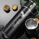 Nrd Life Kişiye Özel Paslanmaz Çelik 580 ml Outdoor Matara Termos Siyah