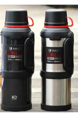 Teknotrust Çelik 3.6 lt Outdoor Matara Termos Siyah