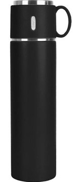 Aliyosso Çelik 580 ml Outdoor Matara Termos Siyah