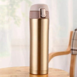 Flyon Look 887 Paslanmaz Çelik 450 ml Outdoor Matara Termos Gold