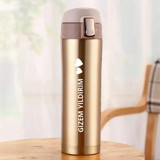 Flyon Look 304 Paslanmaz Çelik 450 ml Outdoor Matara Termos Gold