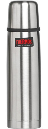 Thermos Light & Compact Paslanmaz Çelik 1 lt Outdoor Matara Termos Gümüş