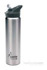 Laken Jannu Çelik 750 ml Outdoor Matara Termos Gri