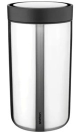 Stelton To Go Click Mug Çelik 200 ml Outdoor Bardak Termos Gümüş