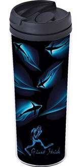 Giant Stride Shark Plastik 550 ml Matara Termos Siyah