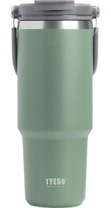 Tyeso Daily Need Paslanmaz Çelik 900 ml Outdoor Matara Termos Yeşil