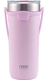 Tyeso Soulmate Paslanmaz Çelik-Silikon 710 ml Outdoor Matara Termos Mor