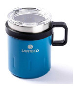 Tantitoni Çelik 350 ml Outdoor Matara Termos Mavi