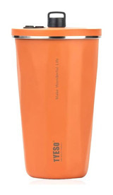 Tyeso Crush Tumbler Paslanmaz Çelik 600 ml Outdoor Matara Termos Turuncu