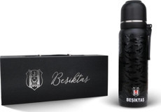 Timon Çelik 650 ml Outdoor Matara Termos Siyah