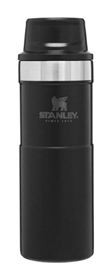 Stanley Matte Black Pebble Paslanmaz Çelik 1 lt Outdoor Matara Termos Siyah