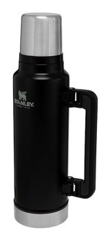 Stanley Classic Paslanmaz Çelik 1.5 lt Outdoor Matara Termos Siyah