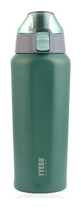 Tyeso Square Paslanmaz Çelik 600 ml Outdoor Matara Termos Yeşil