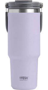 Tyeso Daily Need Paslanmaz Çelik 900 ml Outdoor Matara Termos Mor