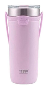 Tyeso Soulmate Paslanmaz Çelik-Silikon 710 ml Outdoor Matara Termos Lila