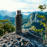 Tantitoni Paslanmaz Çelik 750 ml Outdoor Matara Termos Yeşil
