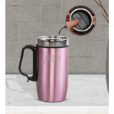 Bk Kişiye Özel 5304 Çelik 240 ml Outdoor Bardak Termos Mor