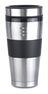 Berghoff Essentials Paslanmaz Çelik 650 ml Pipetli Outdoor Matara Termos Gümüş - Siyah