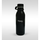 Bk Kişiye Özel Şişe Şeklinde Çelik 500 ml Outdoor Matara Termos Siyah