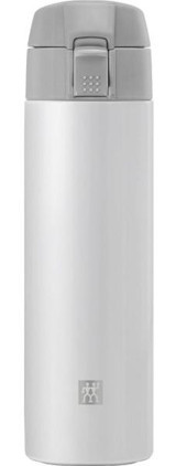 Zwilling Thermo Paslanmaz Çelik 450 ml Outdoor Matara Termos Beyaz-Gri