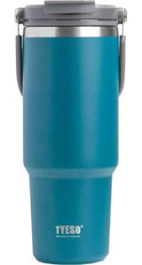Tyeso Daily Need Paslanmaz Çelik 900 ml Outdoor Matara Termos Mavi