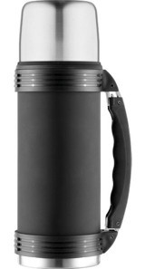 Berghoff Essentials Paslanmaz Çelik 1 lt Outdoor Matara Termos Siyah