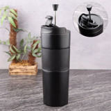 Tohana French Press Paslanmaz Çelik 450 ml Outdoor Bardak Termos Siyah