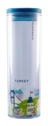 Starbucks Paslanmaz Çelik 473 ml Outdoor Matara Termos Beyaz
