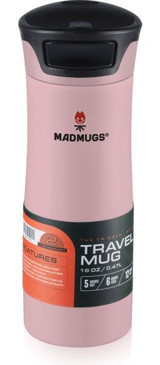 Madmugs Travel Paslanmaz Çelik 0.47 lt Outdoor Matara Termos Pembe
