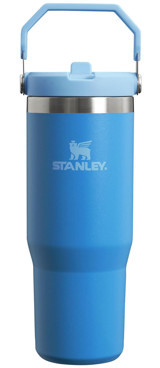 Stanley The Iceflow Flip Straw Paslanmaz Çelik 890 ml Outdoor Bardak Termos Mavi