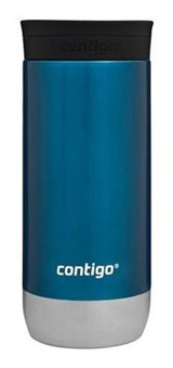 Contigo Huron Pro SnapSeal Paslanmaz Çelik 470 ml Outdoor Matara Termos Mavi