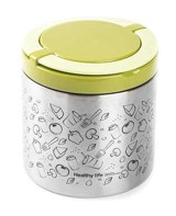 Tantitoni Tedemei Paslanmaz Çelik 630 ml Outdoor Yemek Termos Gümüş - Sarı