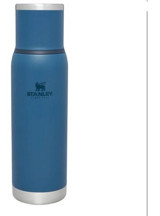 Stanley Classic Paslanmaz Çelik 1 lt Outdoor Matara Termos Mavi