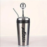 Tcherchı Paslanmaz Çelik 300 ml Pipetli Outdoor Matara Termos Gümüş
