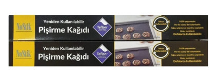 NoStik Yeniden Kullanılabilir Pişirme Kağıdı 2 Adet