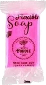 Treets Bubble Flexible Pembe Katı Sabun 50 gr
