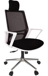 Gizmo FK1200 Başlıklı Kolçaklı Dönerli Siyah Çalışma Sandalyesi
