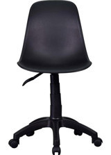 Vilinze Eames Dönerli Siyah Çalışma Sandalyesi