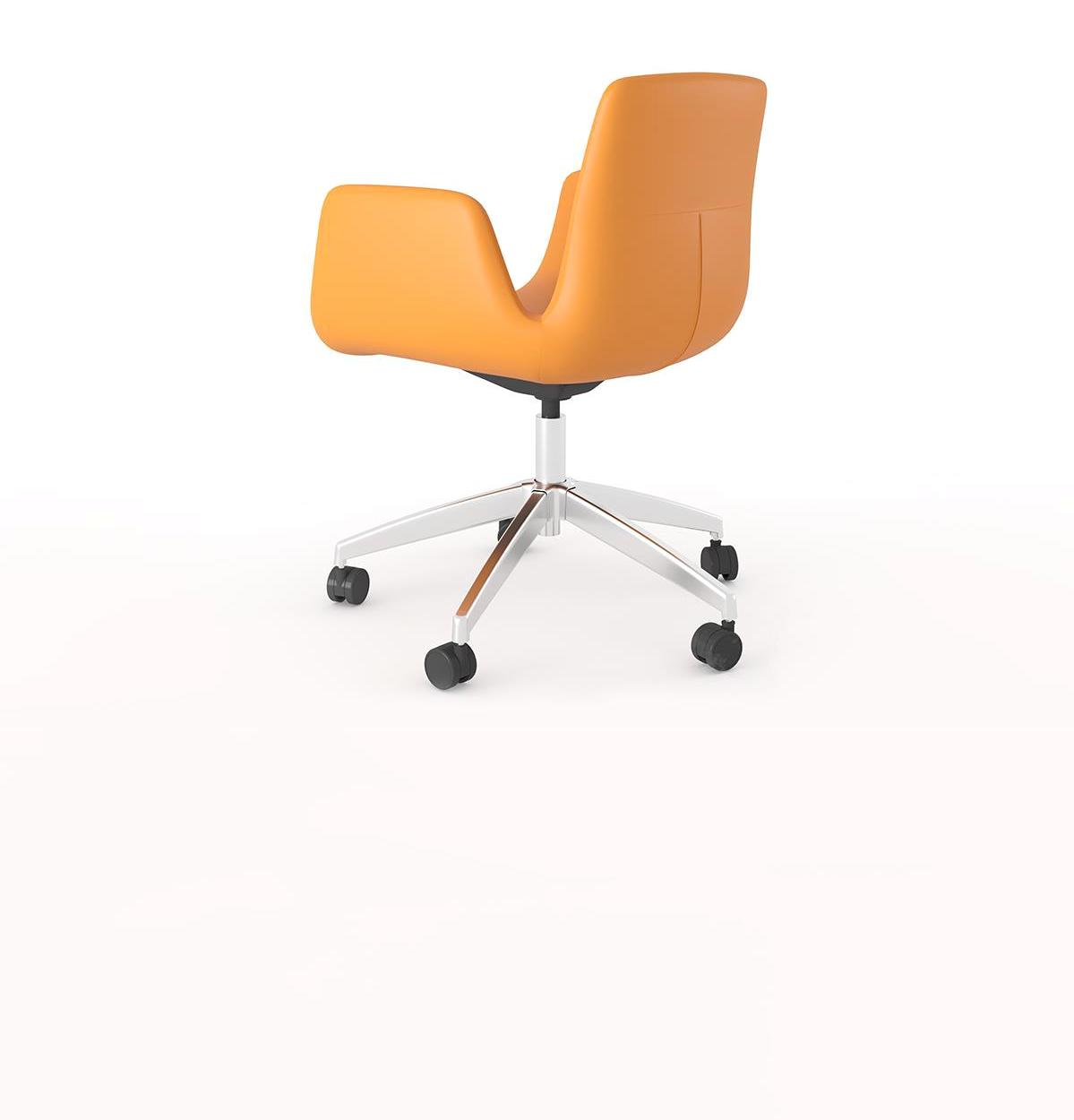 Poly Chair Kolçaklı Dönerli Sarı Çalışma Sandalyesi