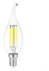 Heka Led Filament Rustik Ampul Kıvrık Uç 6w E14 6500k Beyaz Işık